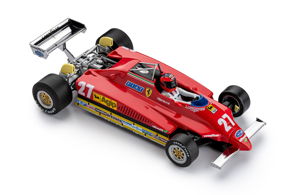 Policar - Ferrari 126 C2 - #27 - Gilles Villeneuve - Zolder GP Qualifying 1982 - Análogo, escala 1/32