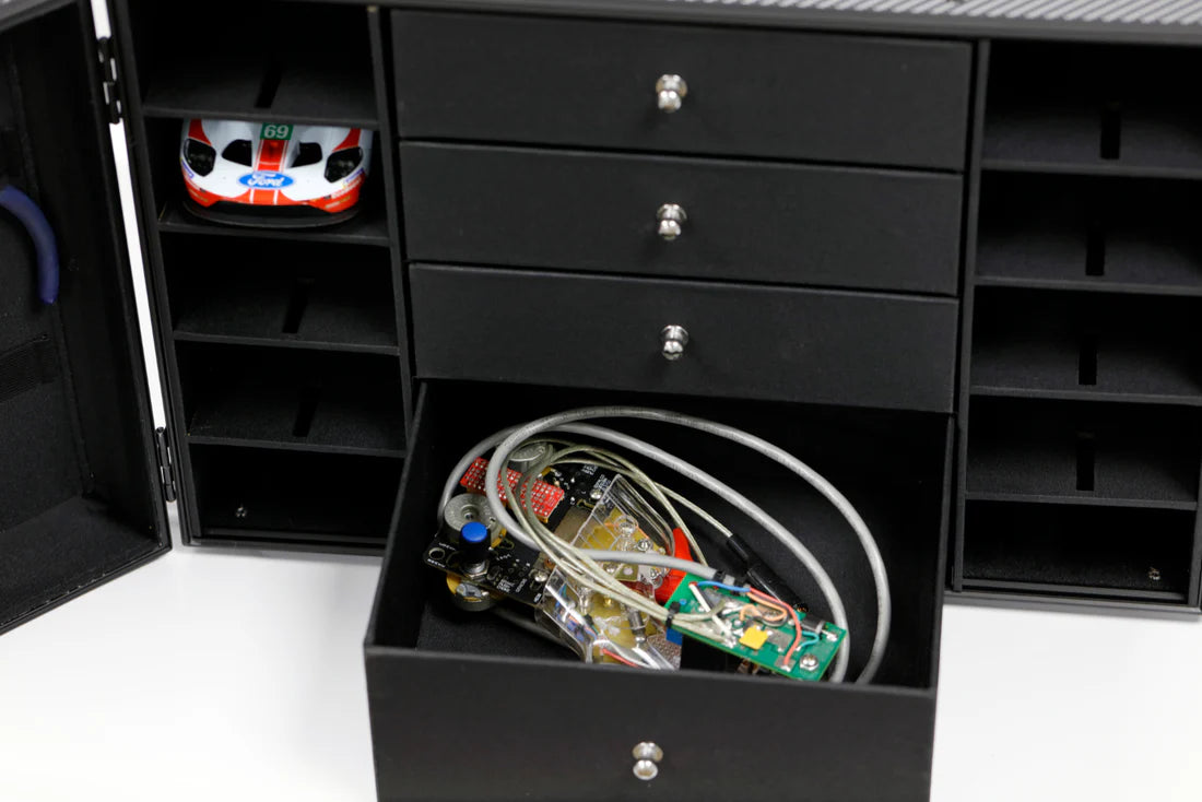 Power Hobby - PowerHobby 1/24 Slot Car Pit Box Case for Carrera BRM H&R Racing Pitbox
