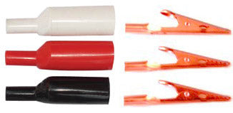 Professor Motor - Set of solid copper clips with insulating boots