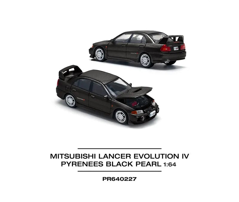 POP RACE - 1:64 Mitsubishi Lancer Evolution IV – Black Pearl