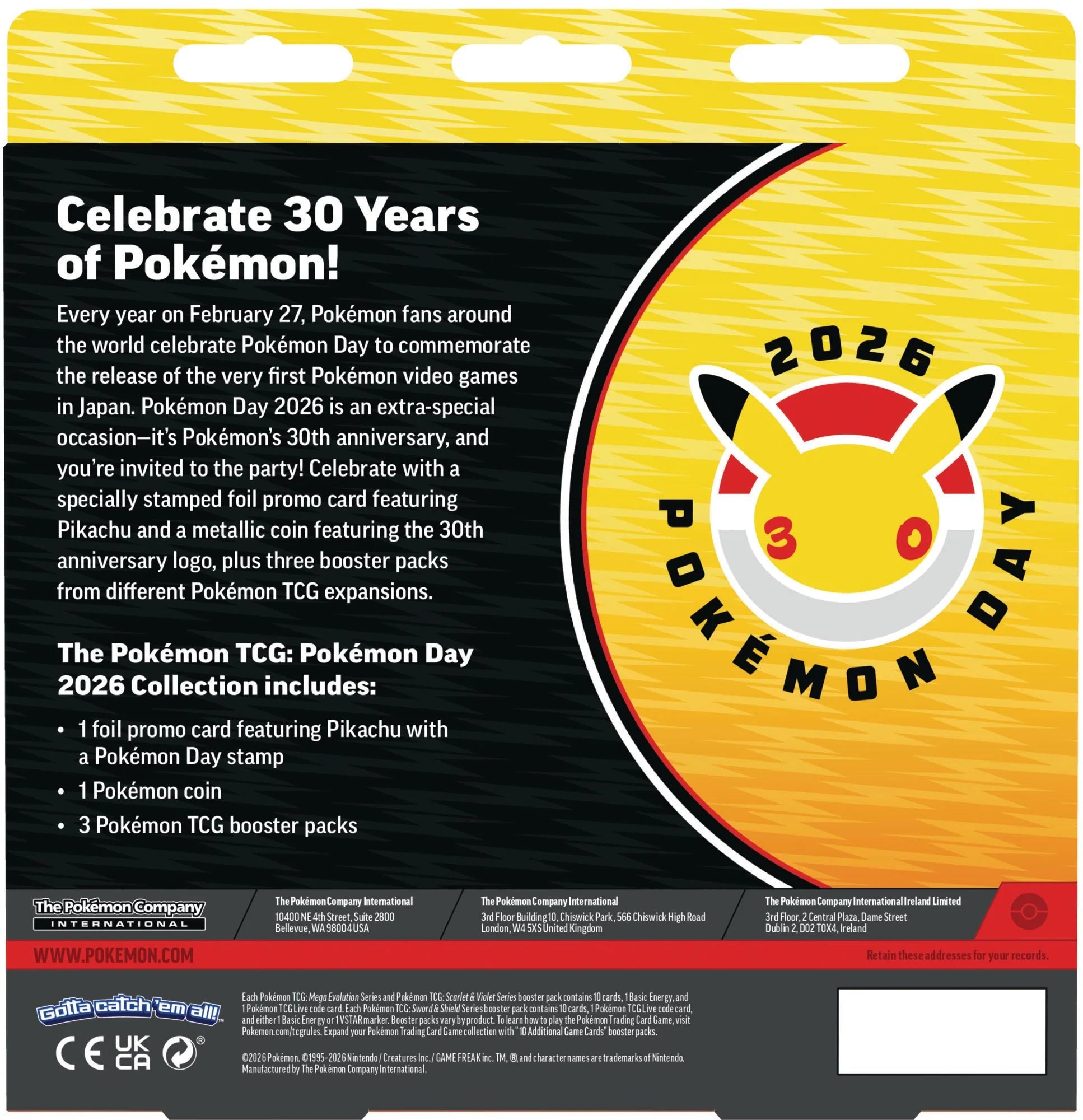 Pokémon TCG: Pokemon Day 2026