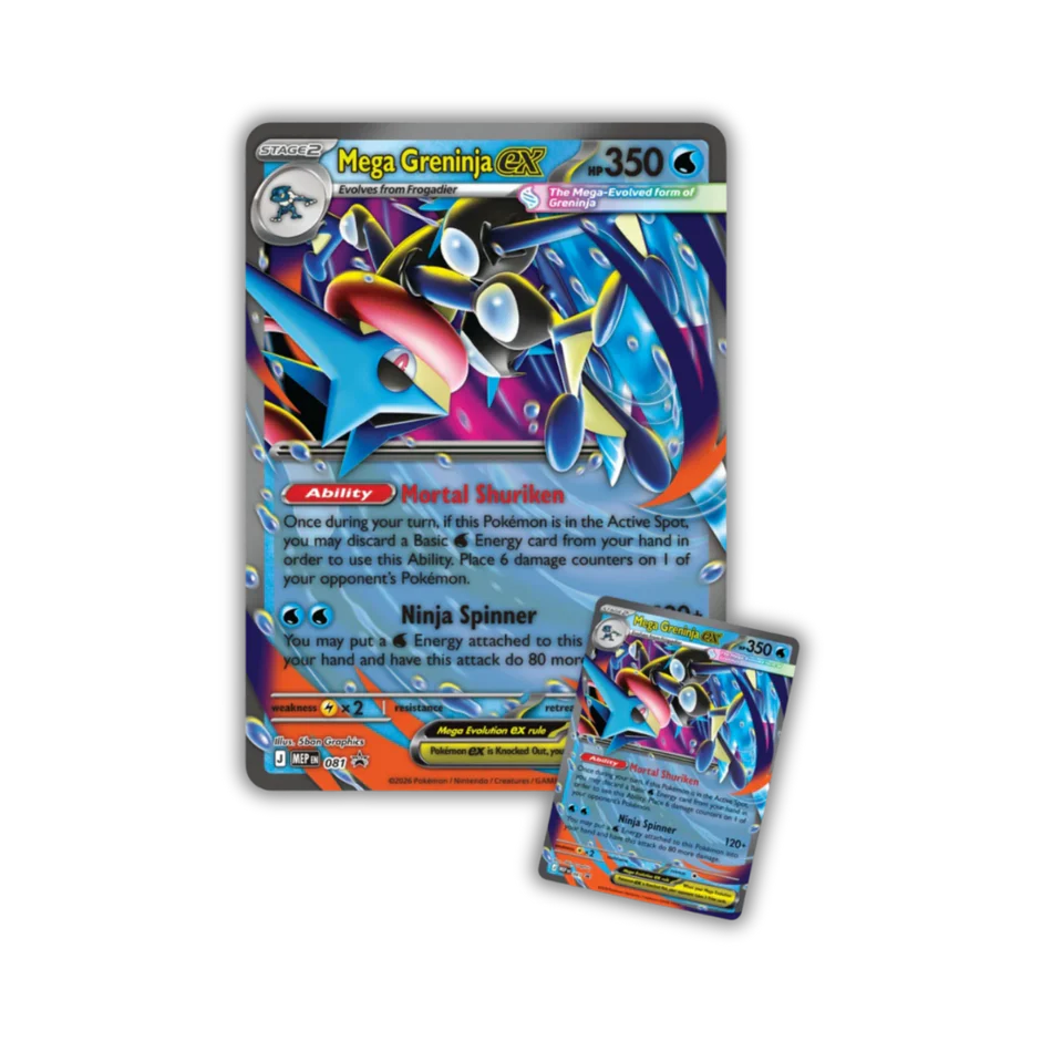Pokémon TCG: Mega Greninja ex - Premium Collection