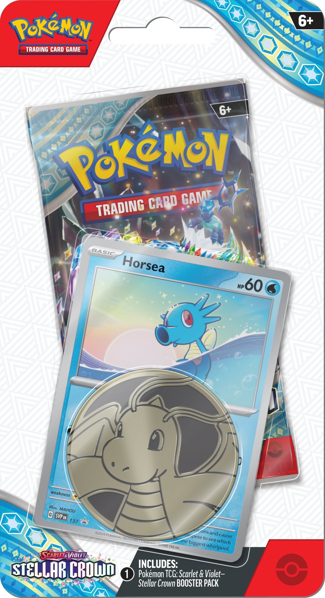 Pokémon TCG: Scarlet & Violet 07 - Stellar Crown - Checklane Blister (Diseño al azar)