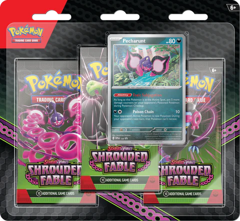 Pokémon TCG: Scarlet & Violet 6.5 Shrouded Fable 3-Pack Blister