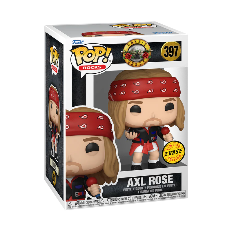 Funko Pop Rocks: Guns N Roses - Axl Rose 1992, #397 CHASE