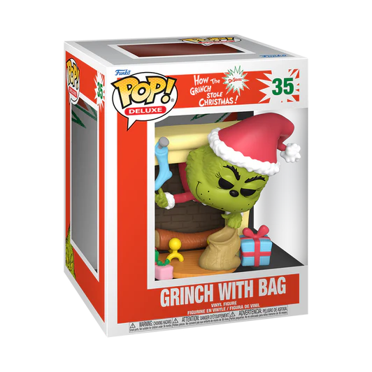 Funko Pop Deluxe: El Grinch - Grinch En Chimenea, #35