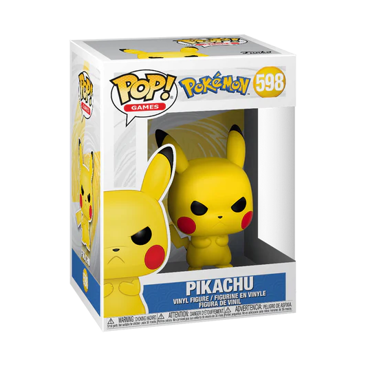 FUNKO POP Games: Pokemon - Pikachu Enojado, #598