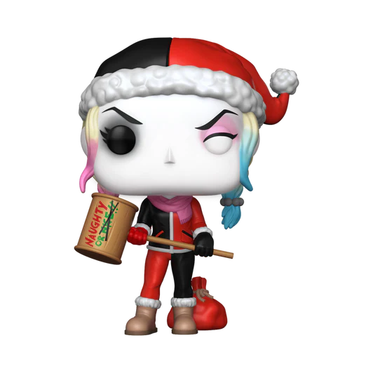 Funko Pop Heroes: DC Comics Holiday 2024 - Harley Quinn Con Gorro, #529