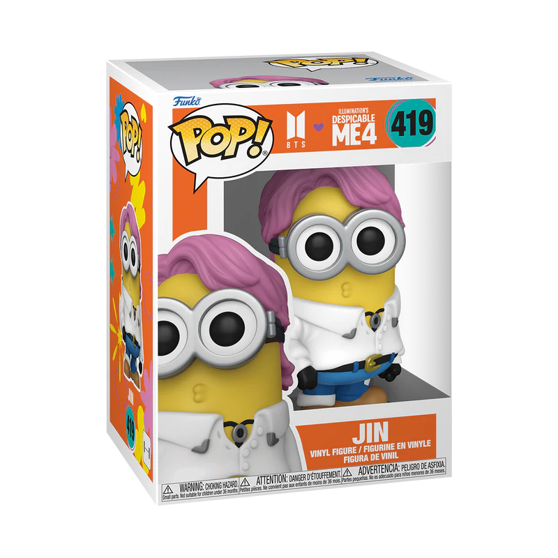 Funko Pop Movies: Mi Villano Favorito X BTS - Jin, #419