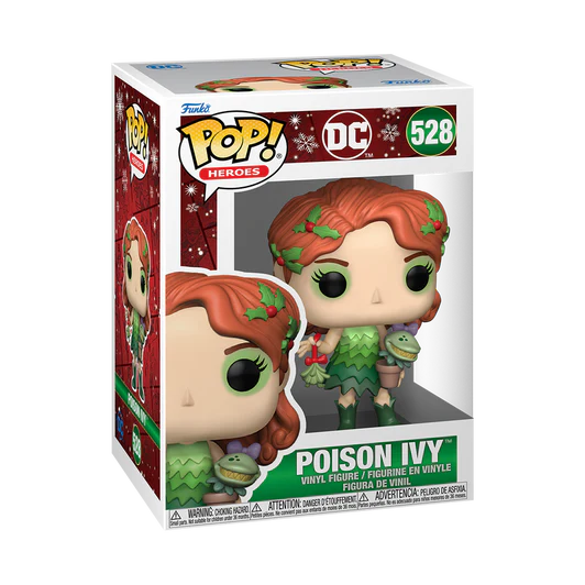 Funko Pop Heroes: DC Comics Holiday 2024 - Poison Ivy Con Muerdago, #528