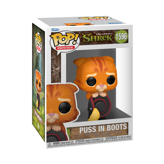 Funko Pop Movies: Shrek DreamWorks 30 Aniversario - Gato Con Botas, #1596