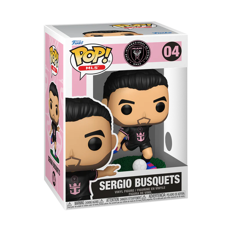 FUNKO POP MLS: Inter Miami CF - Sergio Busquets, #04