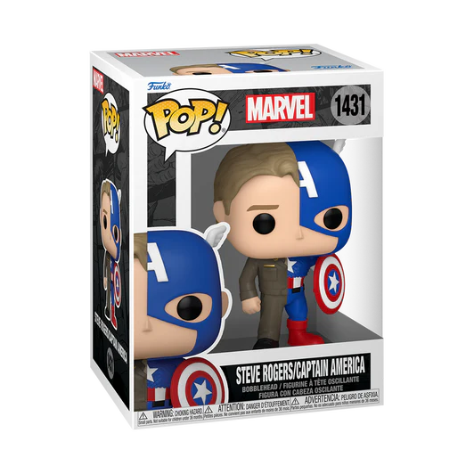 Funko Pop Marvel: Splits - Steve Rogers Capitan America, # 1431