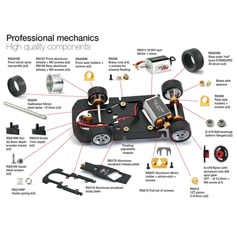 Revo Slot - Ferrari F40 White Kit