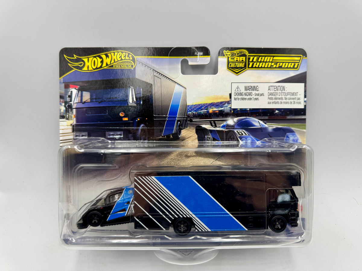 Mattel - Hot Wheels -- Team Transport -- Sauber-Mercedes C9 & Fleet Flyer