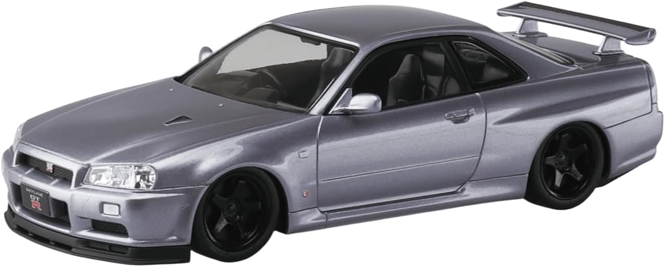 Aoshima Model Kits - 1/32 Snap Kit #12CU-AS Nissan R34 Skyline GTR JP