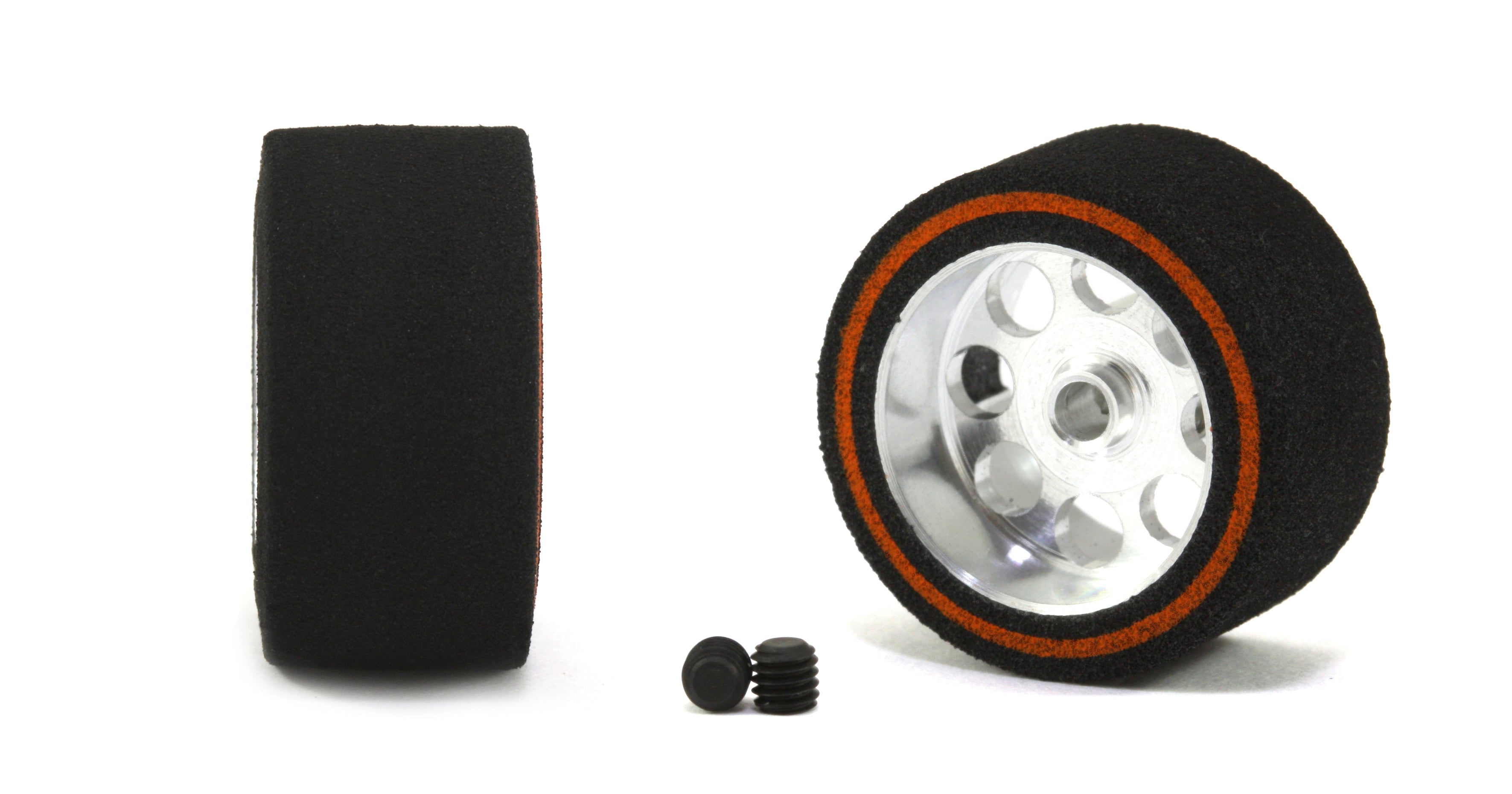 ScaleAuto - Rueda Esp. 20.5x11mm. Procomp-3 para eje 3/32 (2,38mm). Llanta en Aluminio ø15mm