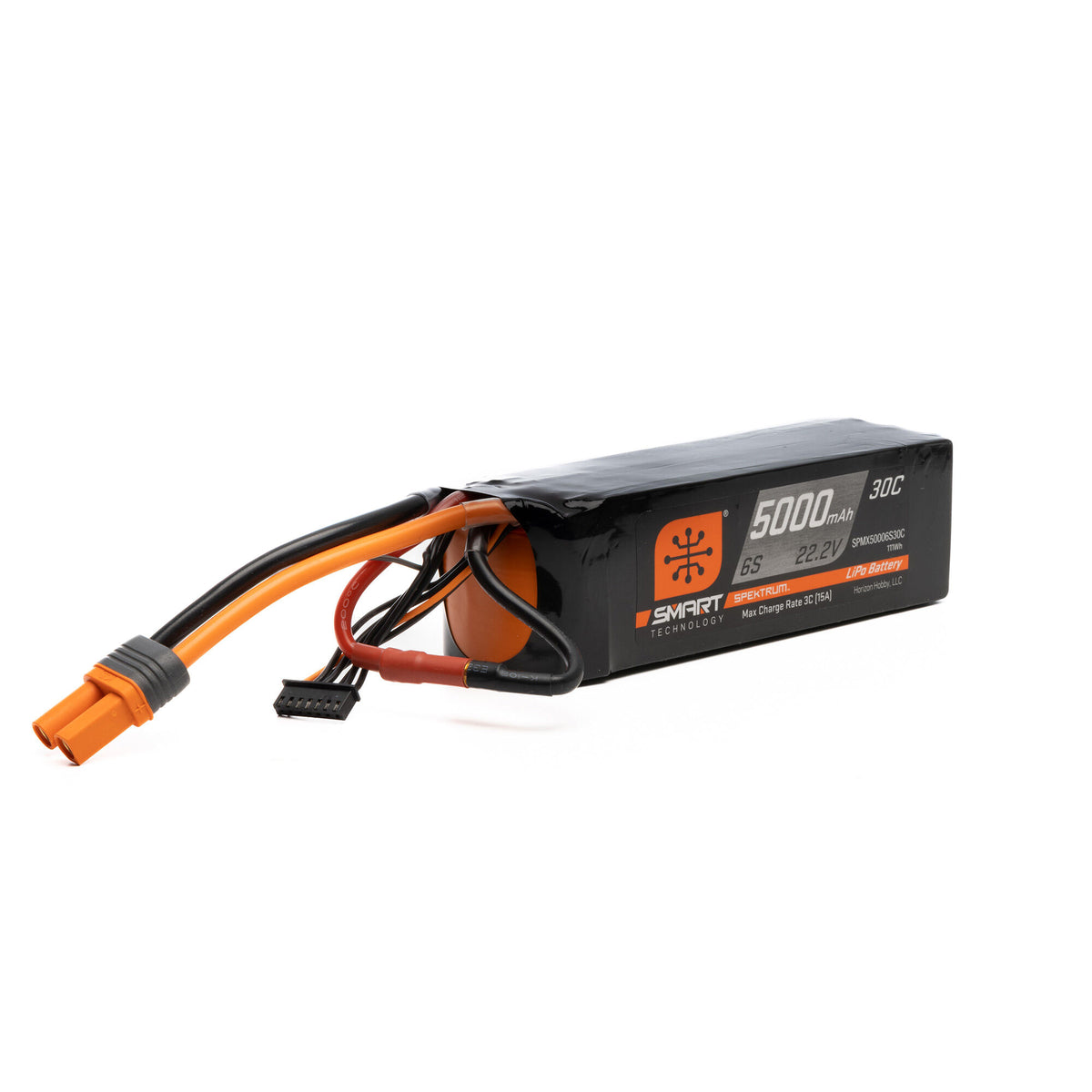 Spektrum RC - 5000mAh 6S 22.2V Smart LiPo 30C; IC5