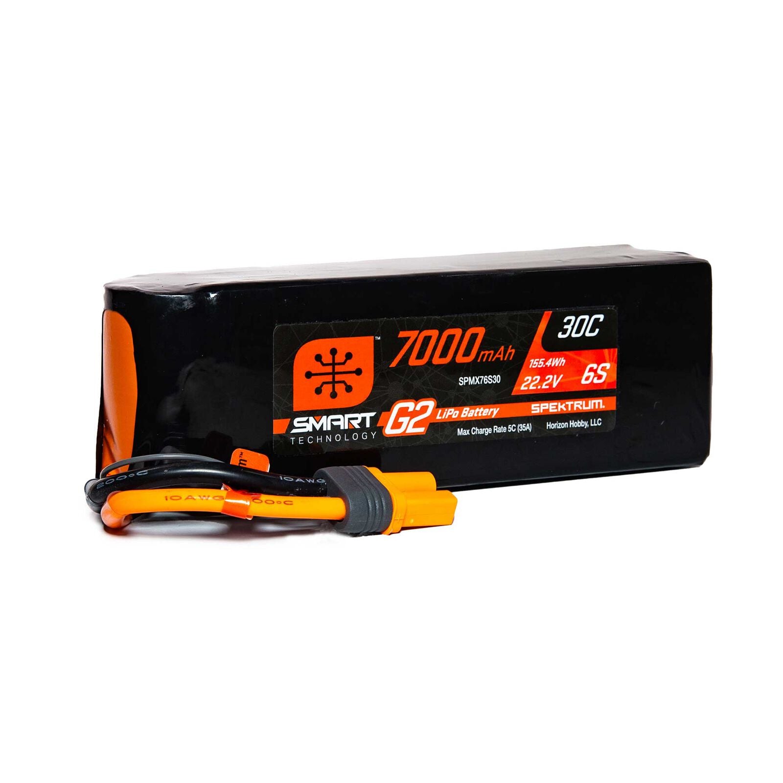 Spektrum RC - 22.2V 7000mAh 6S 30C Smart G2 LiPo Battery: IC5