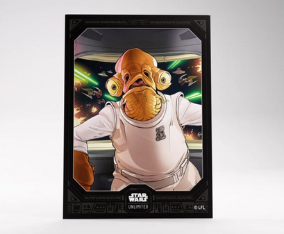 Gamegenic - Star Wars: Unlimited Art Sleeves - Admiral Ackbar