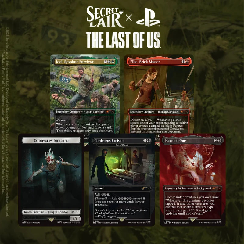 Secret Lair x Playstation: The Last of US Part I (Regular) - Magic: The Gathering (NO FOIL)