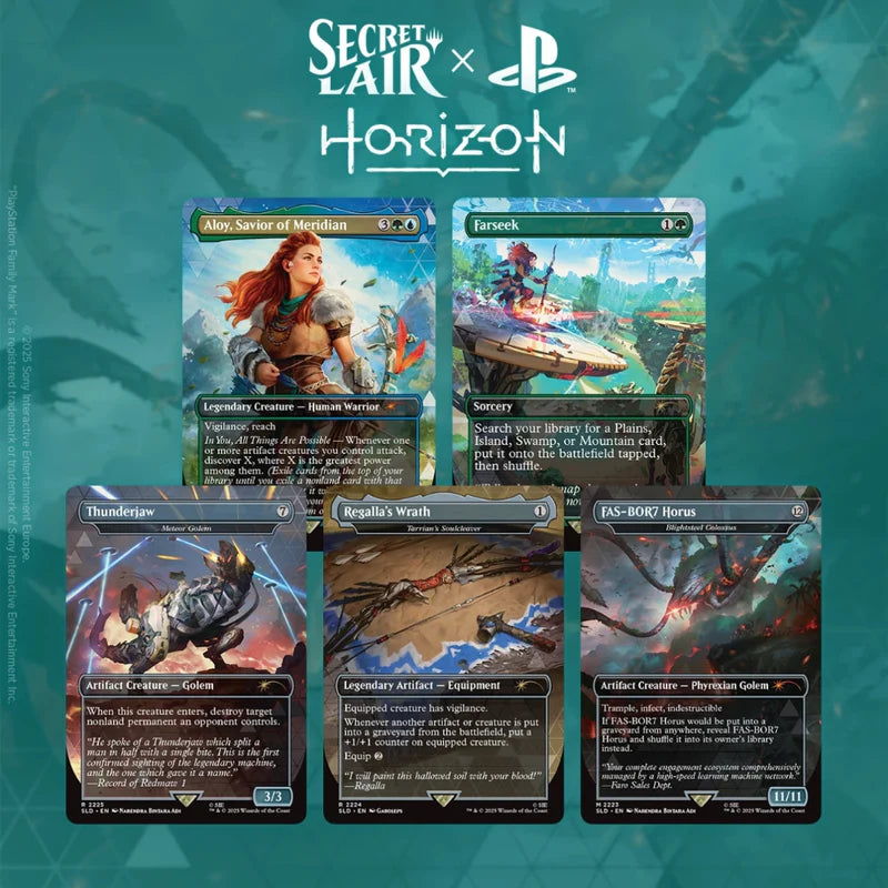 Secret Lair x Horizon: Into the Forbidden West (Regular) - Magic: The Gathering(NO FOIL)
