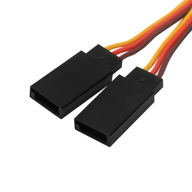 INJORA - 9cm 1 To 2 JR Plug Y Wire Cable Lights Servos Connector for Mini RC