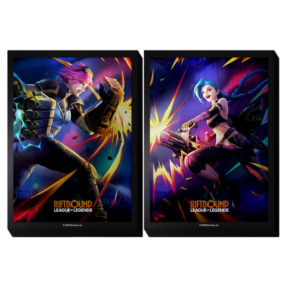 Riftbound TCG: League of Legends - Vendetta Vi vs Jinx Art Sleeves