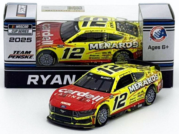 Lionel Racing - Ryan Blaney #12 Menards / Cardell Cabinetry Nashville Win 2025 Mustang, escala 1:64