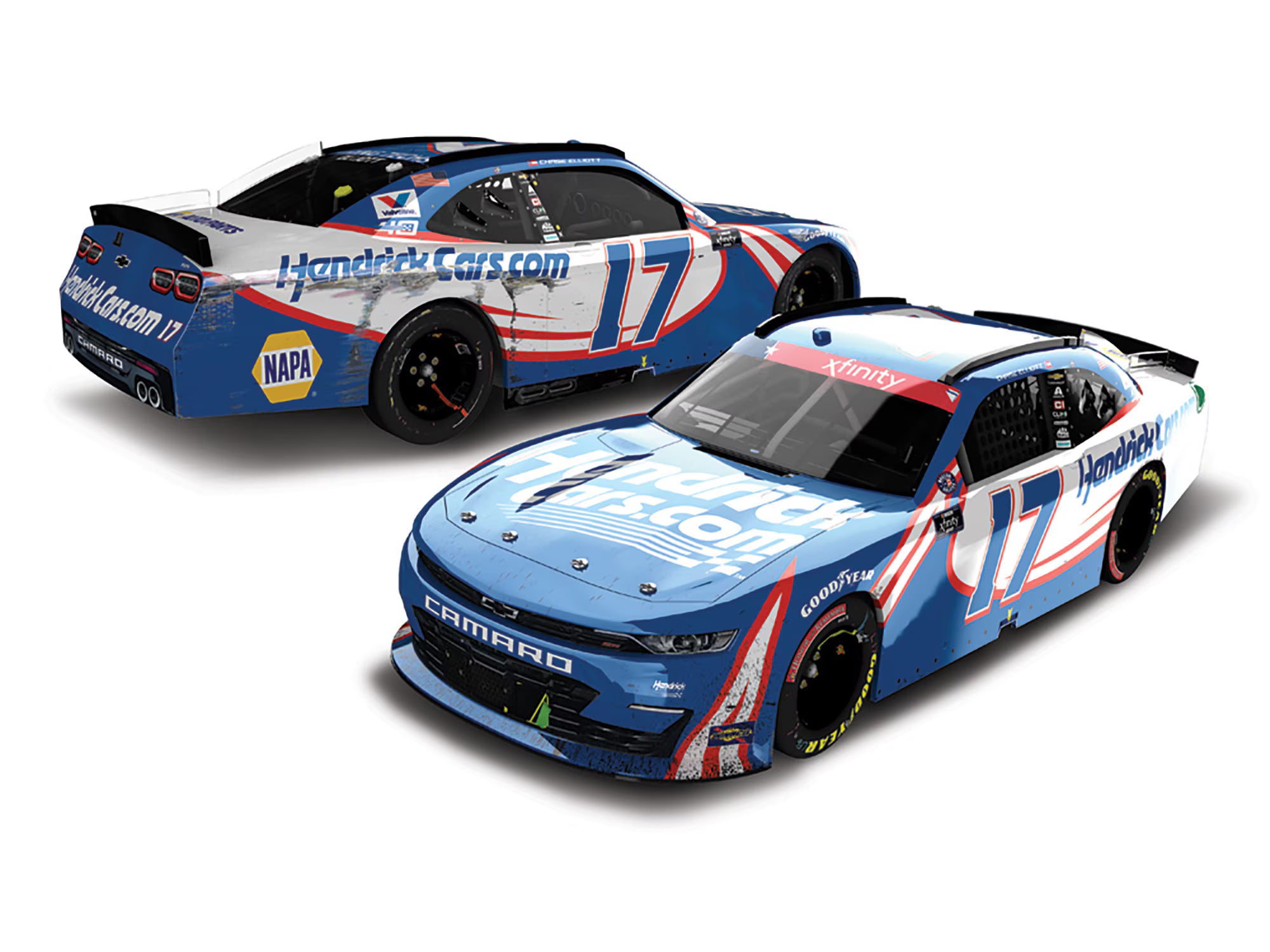Lionel Racing - CHASE ELLIOTT #17 HendrickCars.com Charlotte Win 2024 Camaro, escala 1:64