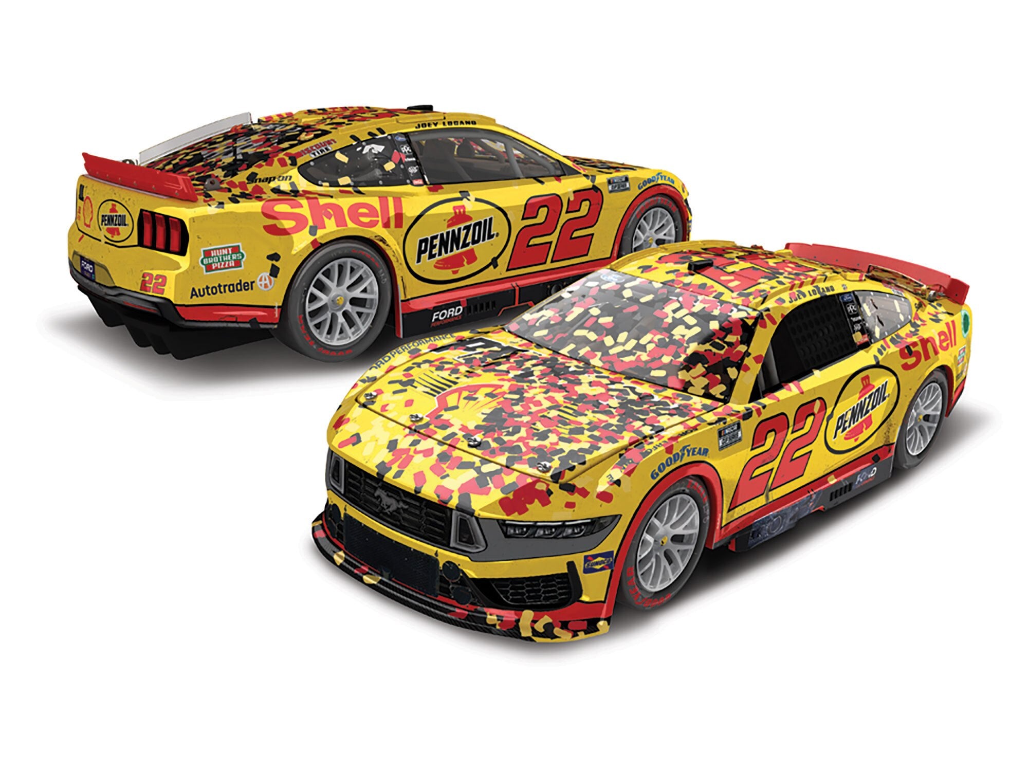 Lionel Racing - Joey Logano #22 Shell-Pennzoil All-Star Win 2024 Mustang, escala 1:64