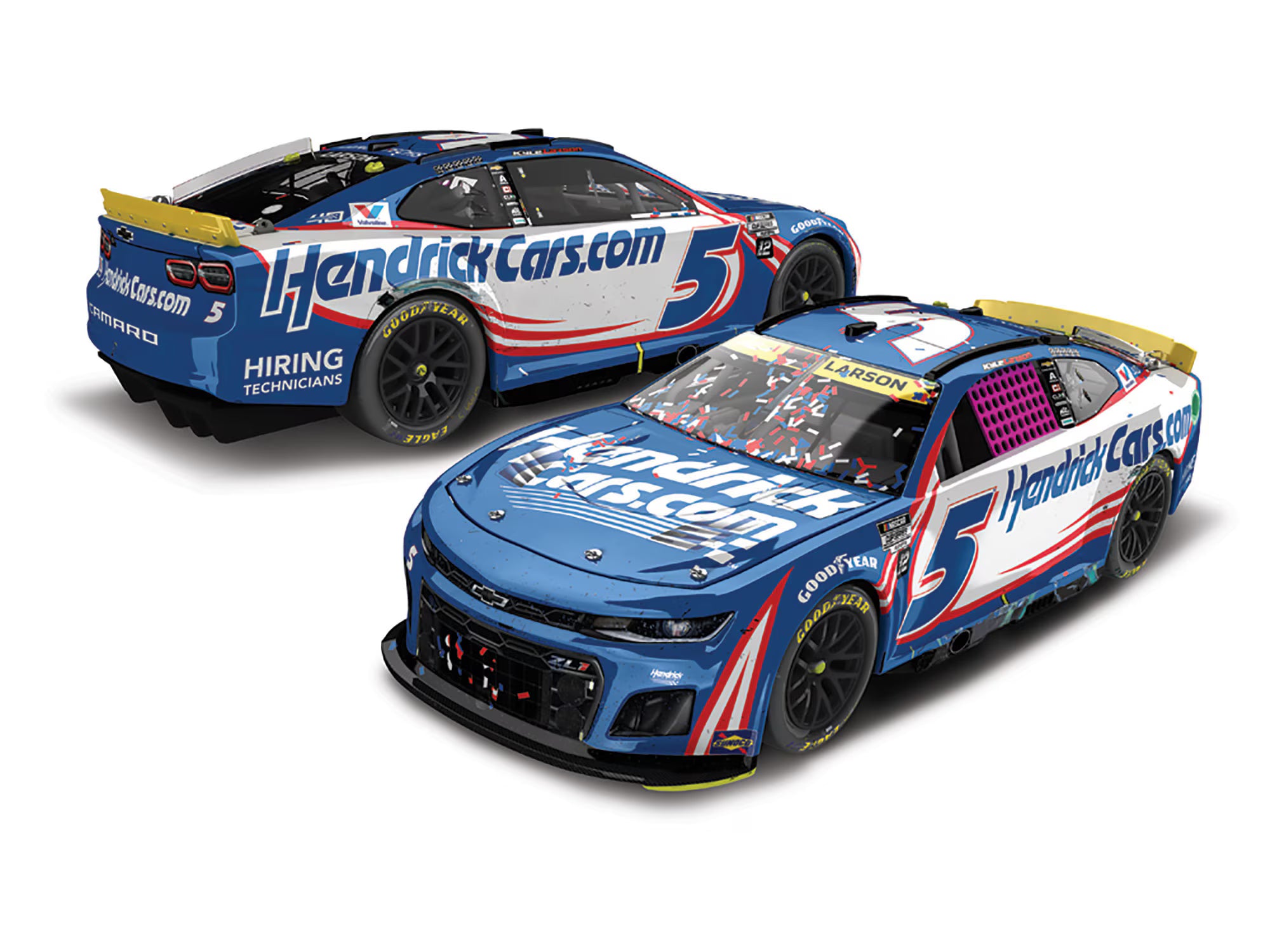 Lionel Racing - Kyle Larson #5 HendrickCars.com Charlotte Roval Win 2024 Camaro ZL1, escala 1:64