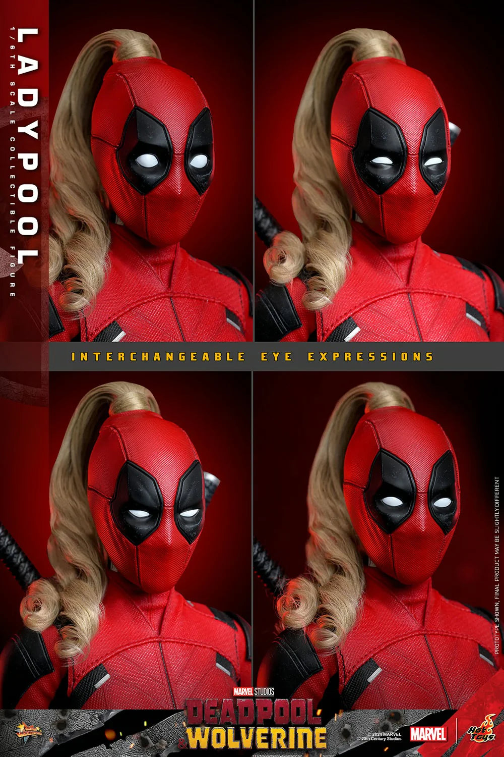 Hot Toys - Movie Masterpiece: Deadpool y Wolverine - LadyPool Escala 1/6 PRE VENTA. ENTREGA ESTIMADA FEBRERO-ABRIL 2025