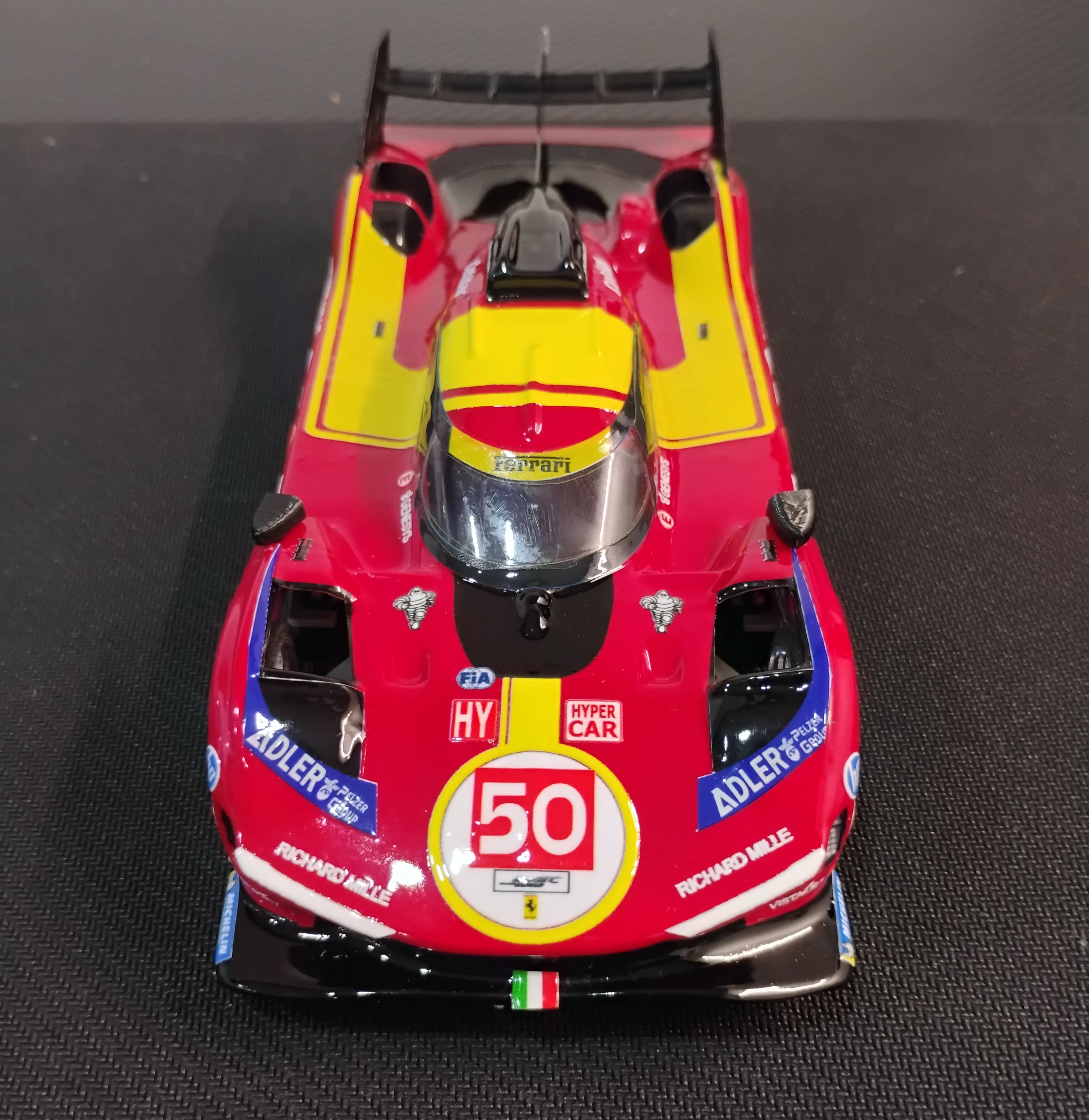 DG Slot Racing - GTP - Ferrari 499P #50 - ’24 Le Mans Winner, escala 1/24, análogo