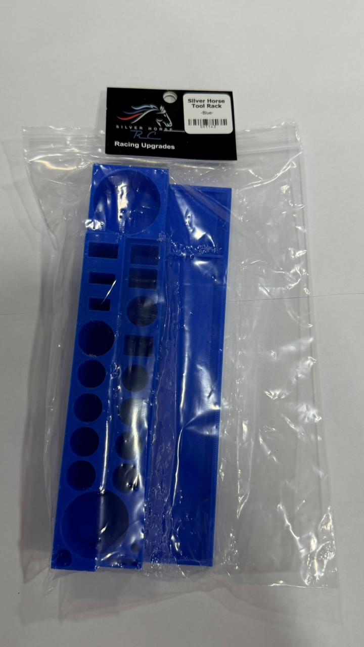Silver Horse RC - Master Tool Kit & Cyclone Rack - Blue