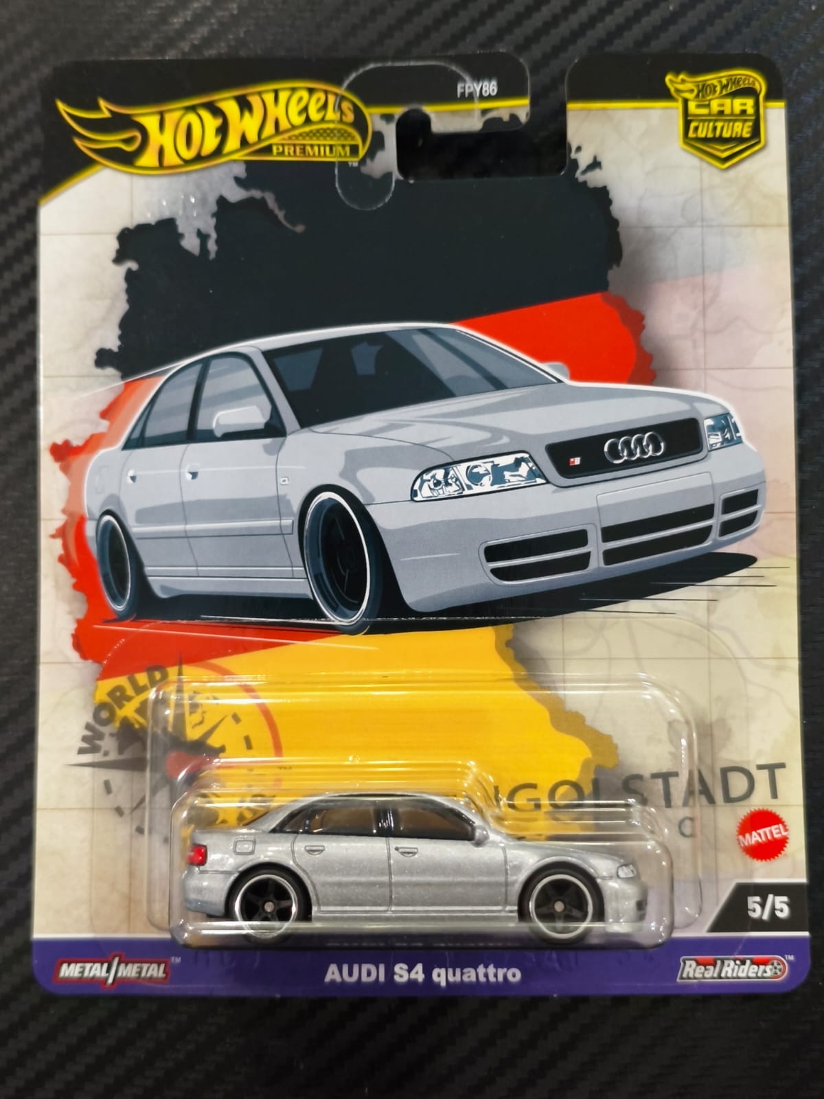 Mattel - Hot Wheels Premium Audi S4 Quattro 5/5