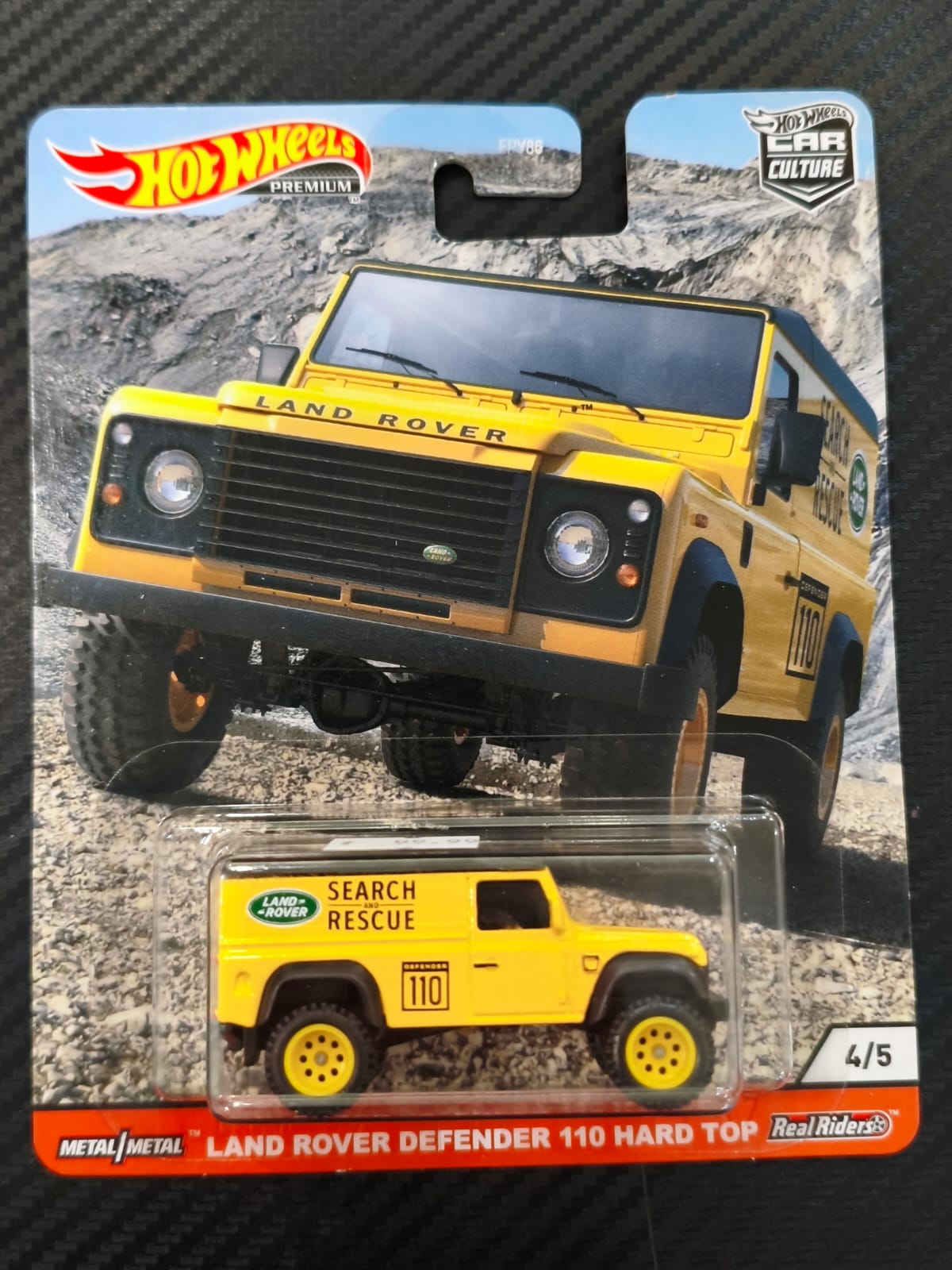 Mattel - Hot Wheels Premium Land Rover Defender 110 Hard Top