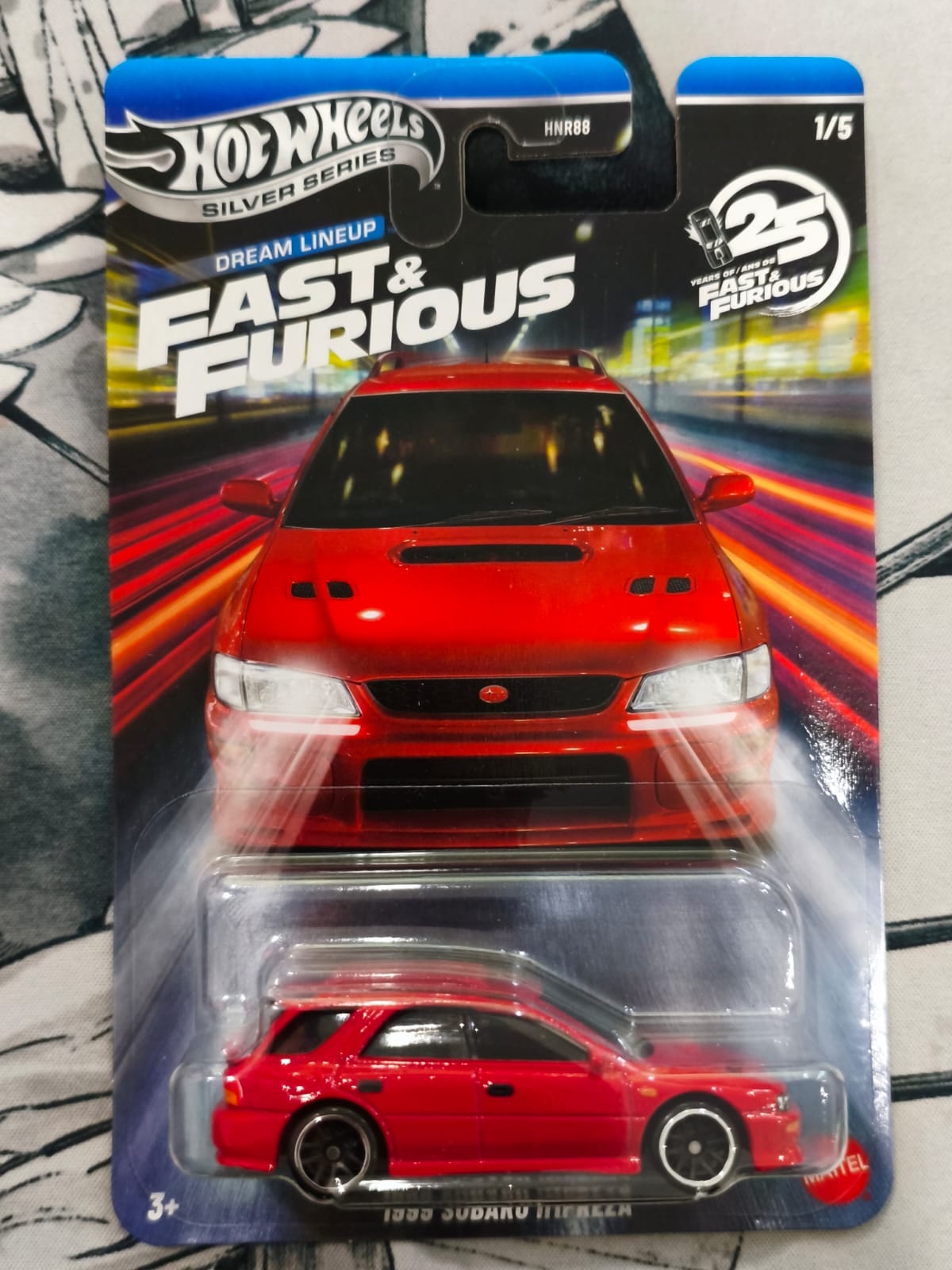 Mattel - Hot Wheels Silver Series, 1999 Subaru Impreza Fast & Furious
