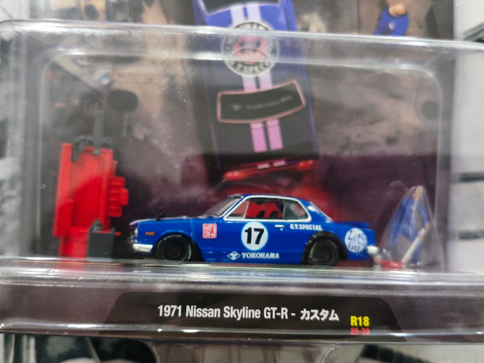 M2 MACHINES - Nissan Skyline GT-R Diorama 2000GT-R 1971 Máquinas M2 (C10) 1/64