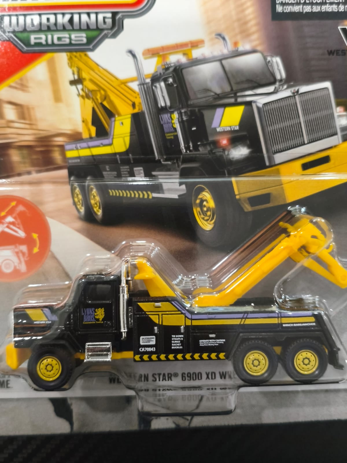 Mattel - Matchbox Working Rigs- Western Star 6900 XD Wrecker