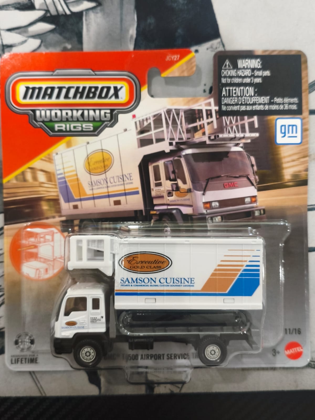 Mattel - Matchbox Working Rigs- GMC T8500 Airport Service Truck