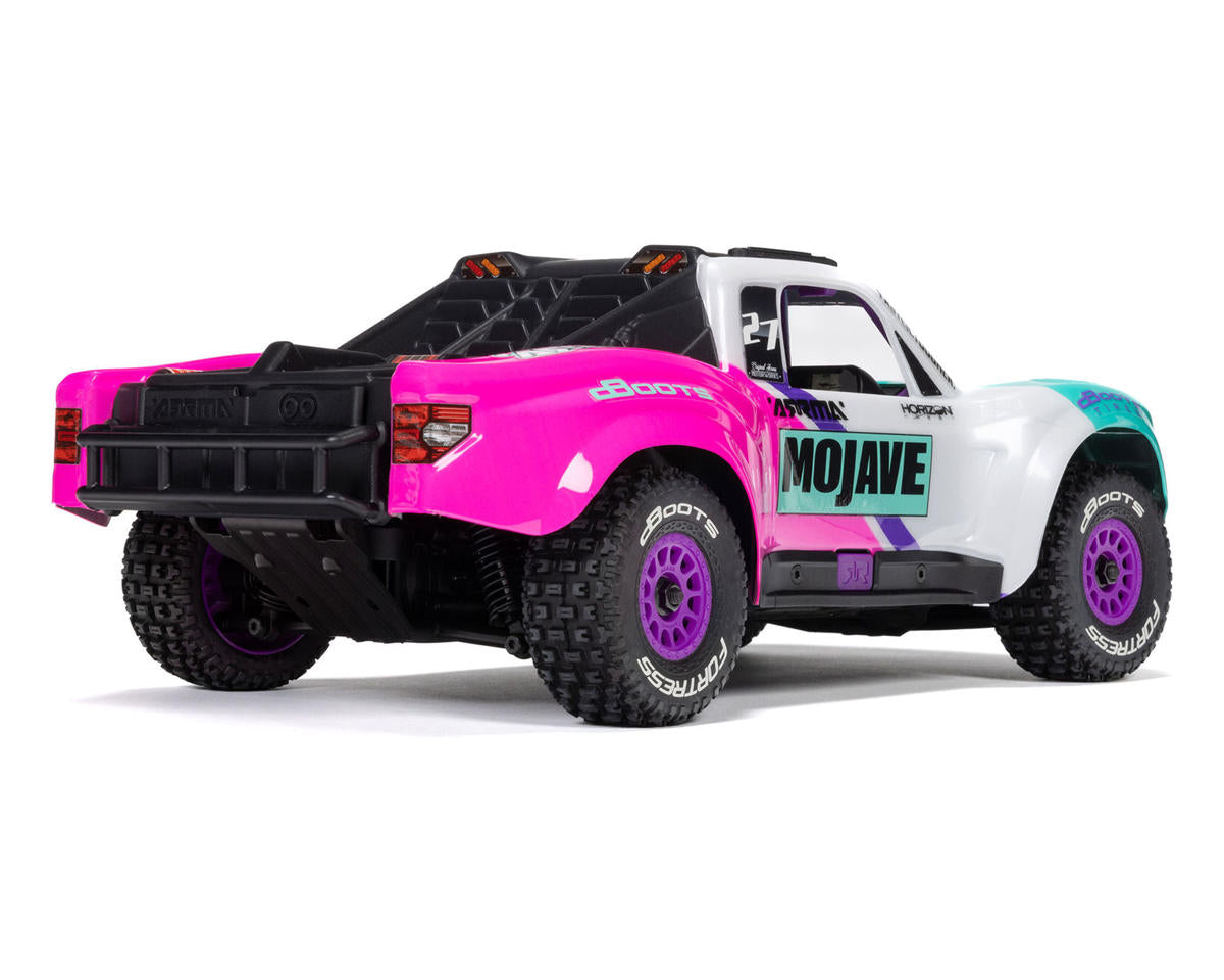 Arrma - 1/16 Mojave Grom 223S DSC 4X4 RTR Brushless Desert Truck, Teal/Pink (Battery & Charger Included)