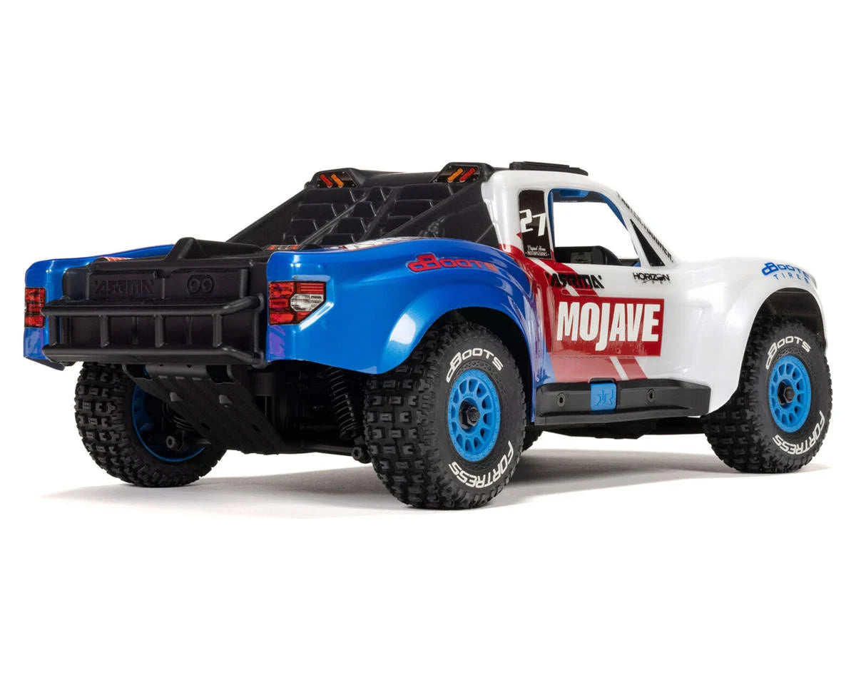 Arrma - 1/16 Mojave Grom 223S DSC 4X4 RTR Brushless Desert Truck, White/Blue (Battery & Charger Included)