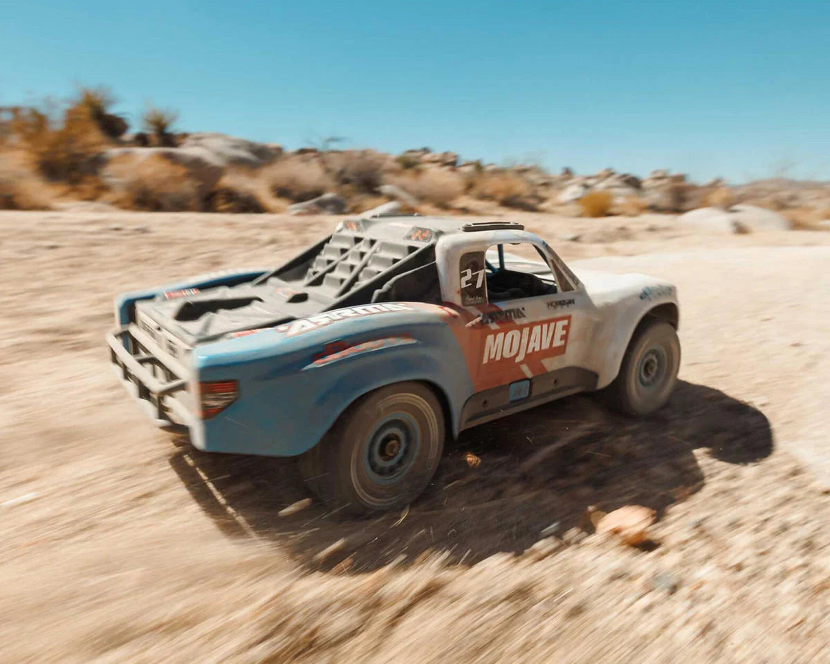 Arrma - 1/16 Mojave Grom 223S DSC 4X4 RTR Brushless Desert Truck, White/Blue (Battery & Charger Included)
