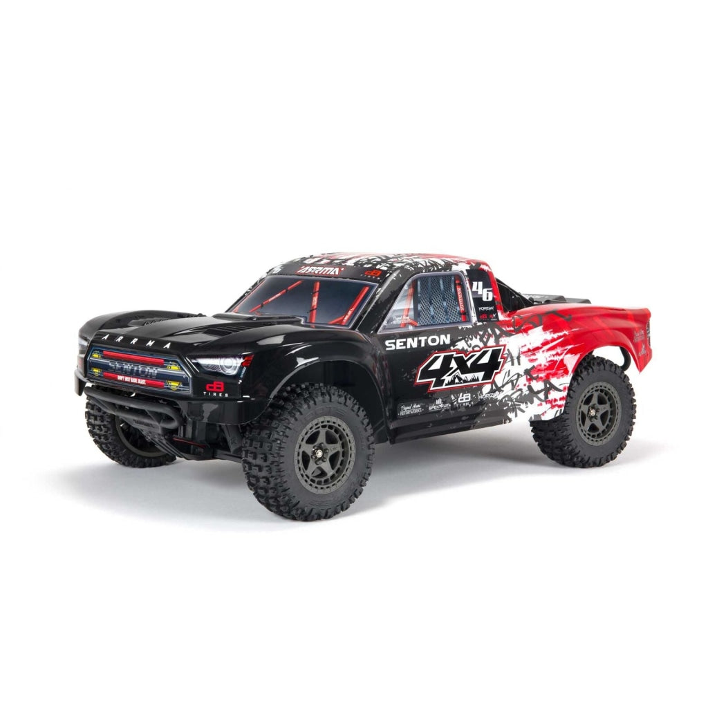 Arrma - 1/10 Senton 4Wd V3 3S Blx Brushless Short Course Truck Rtr Red En Existencia