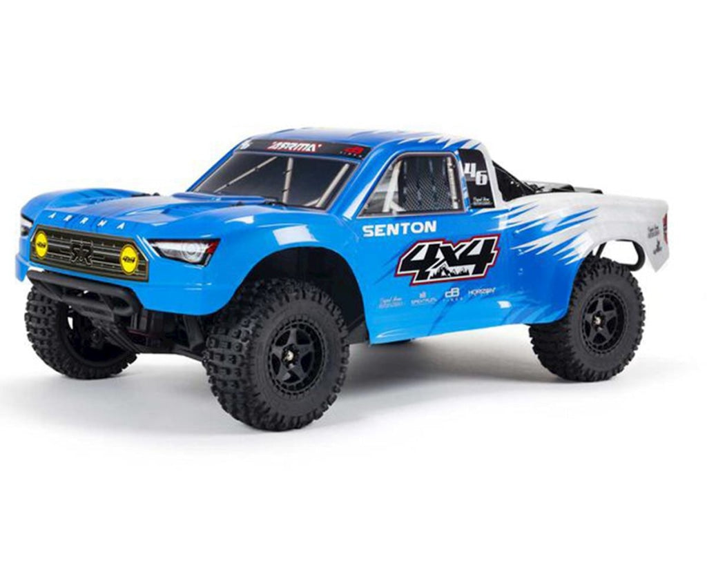 Arrma - 1/10 Senton 4Wd V3 Mega 550 Brushed Short Course Truck Rtr Blue En Existencia