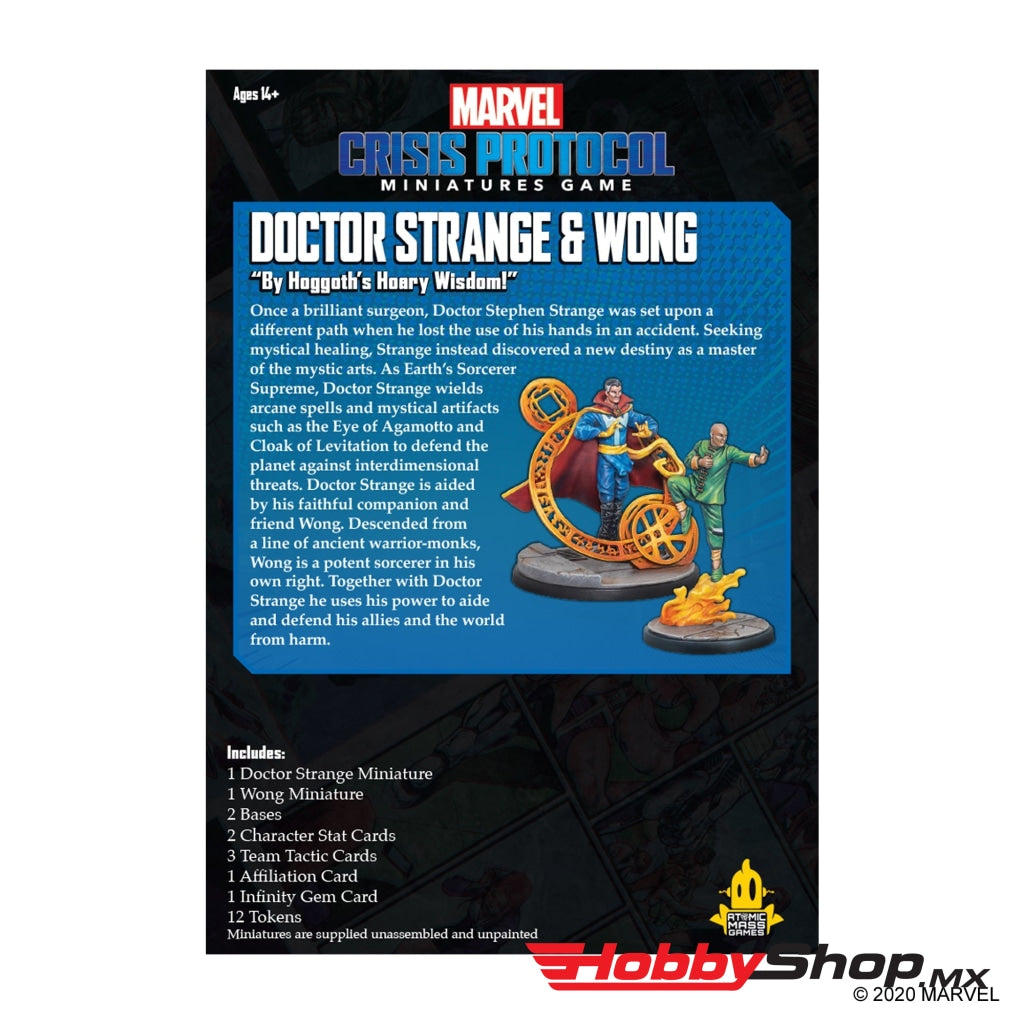 Asmodee - Marvel: Crisis Protocol Doctor Strange & Wong En Existencia