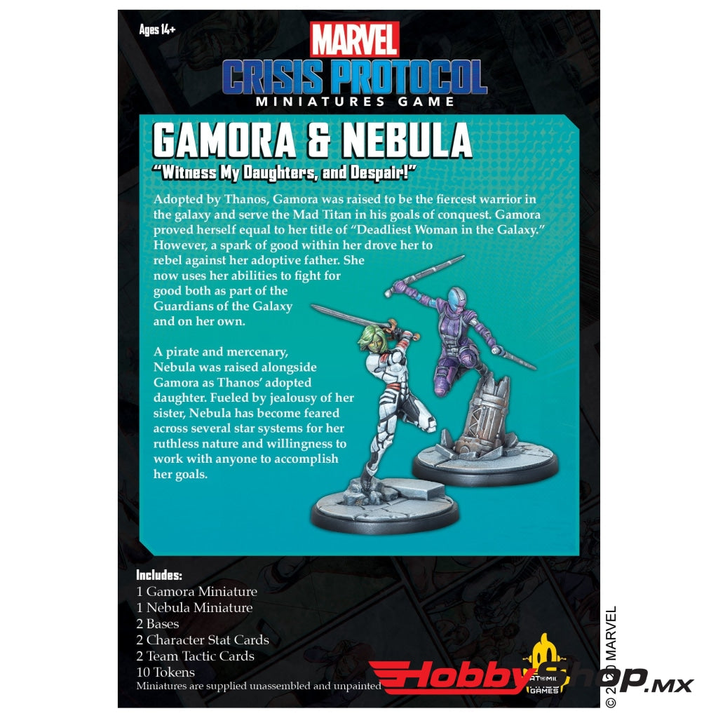 Asmodee - Marvel: Crisis Protocol Gamora & Nebula En Existencia