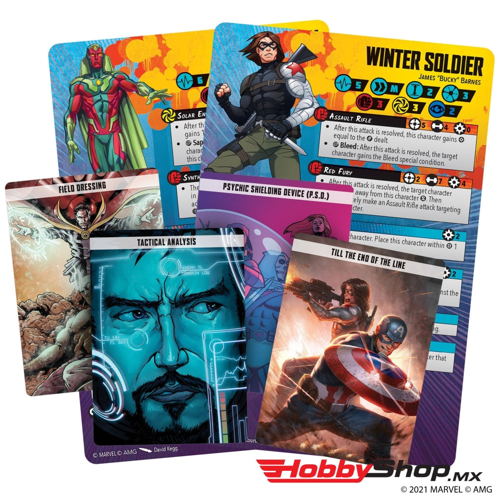 Asmodee - Marvel: Crisis Protocol Vision & Winter Soldier En Existencia