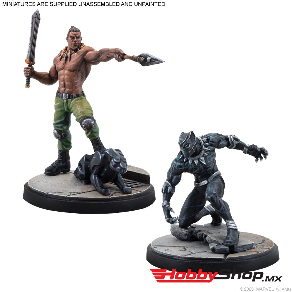 Asmodee - Marvel: Crisis Protocol Wakanda Affiliation Pack En Existencia